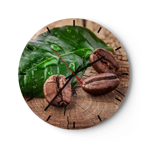 Vægur, Uret - Den sandeste og sorteste - 40x40 cm