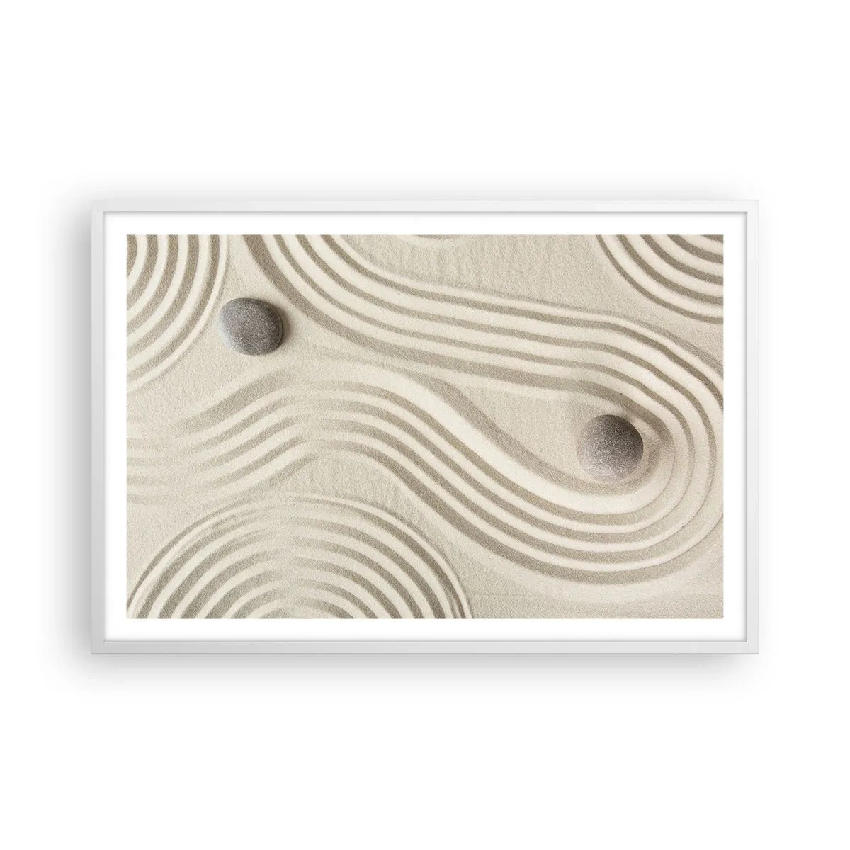 Plakat i hvid ramme - Et strejf af varme - 91x61 cm