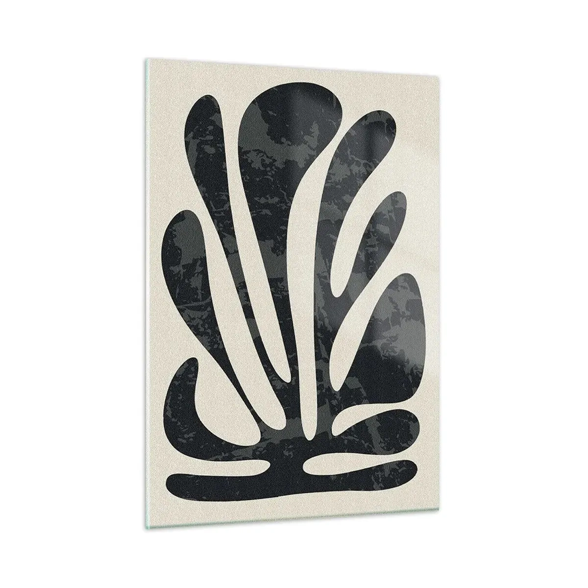 Billede på glas - Abstraktion med flere fingre - 50x70 cm