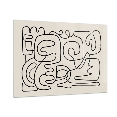 Billede på glas - På sporet - 100x70 cm