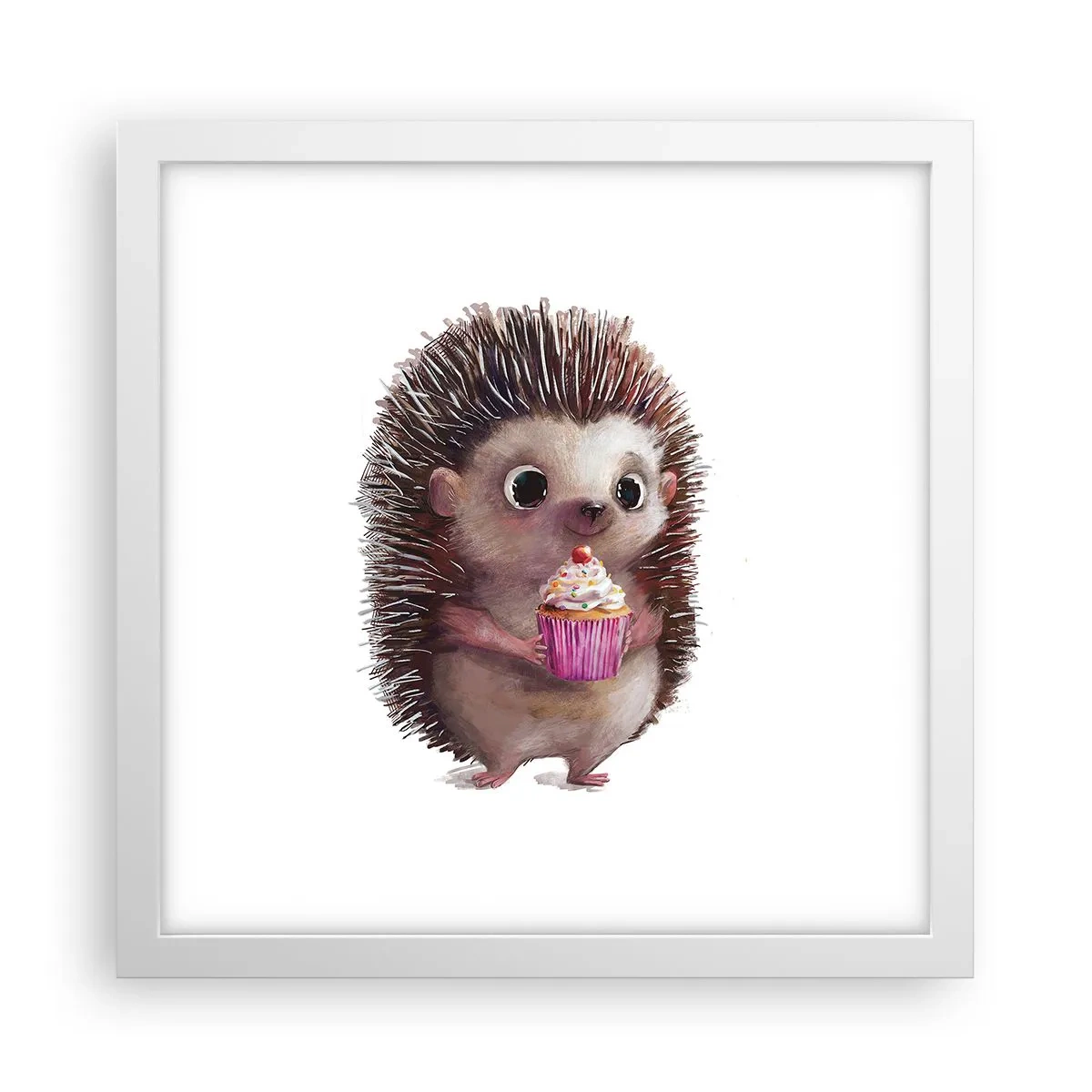 Plakat i hvid ramme - Fejring er hver dag - 30x30 cm