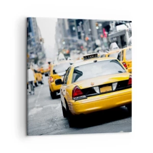 Lærredstryk - Billede på lærred - Kun i denne by - 50x50 cm