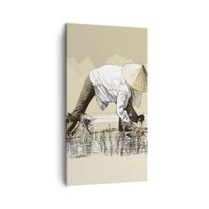 Lærredstryk - Billede på lærred - God høst - 45x80 cm