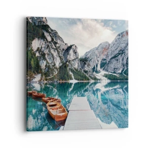 Lærredstryk - Billede på lærred - Vi vil vise dig skønheden - 40x40 cm