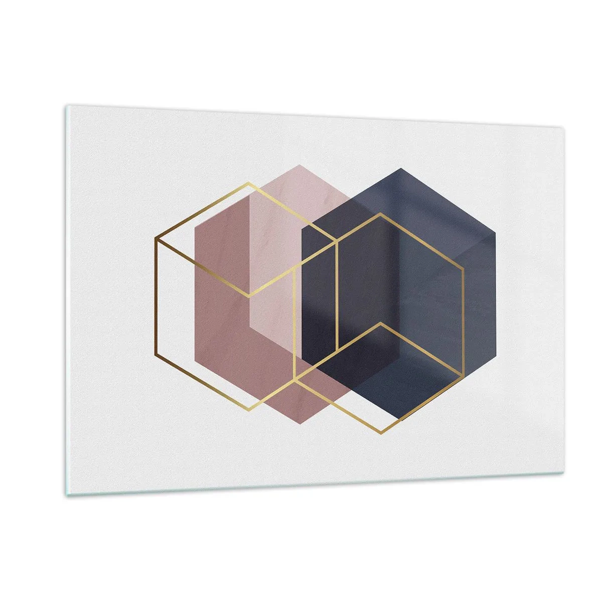 Billede på glas - Styrken ved enkelhed - 120x80 cm