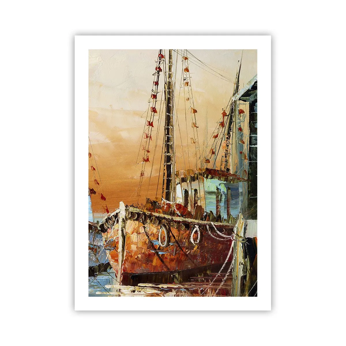 Plakat - Fredelig tilbagevenden - 50x70 cm