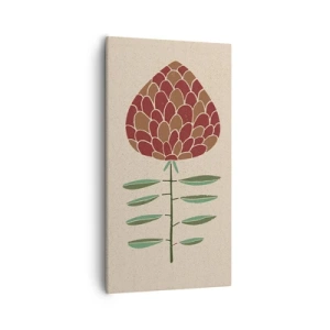 Lærredstryk - Billede på lærred - Som en stor pind - 55x100 cm