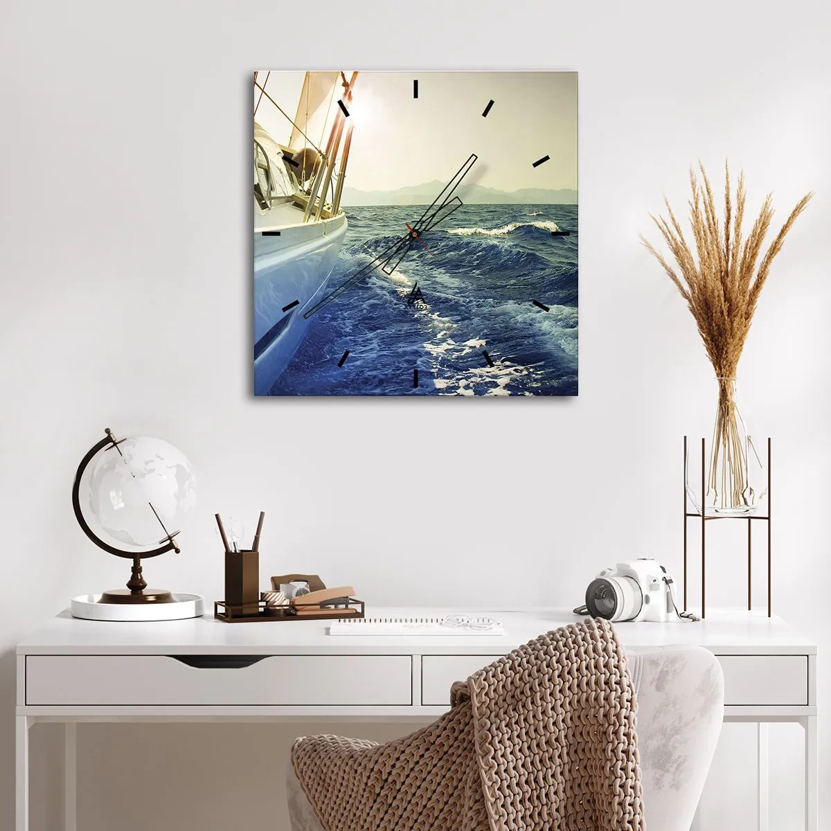 Vægur, Uret - For eventyr - 40x40 cm