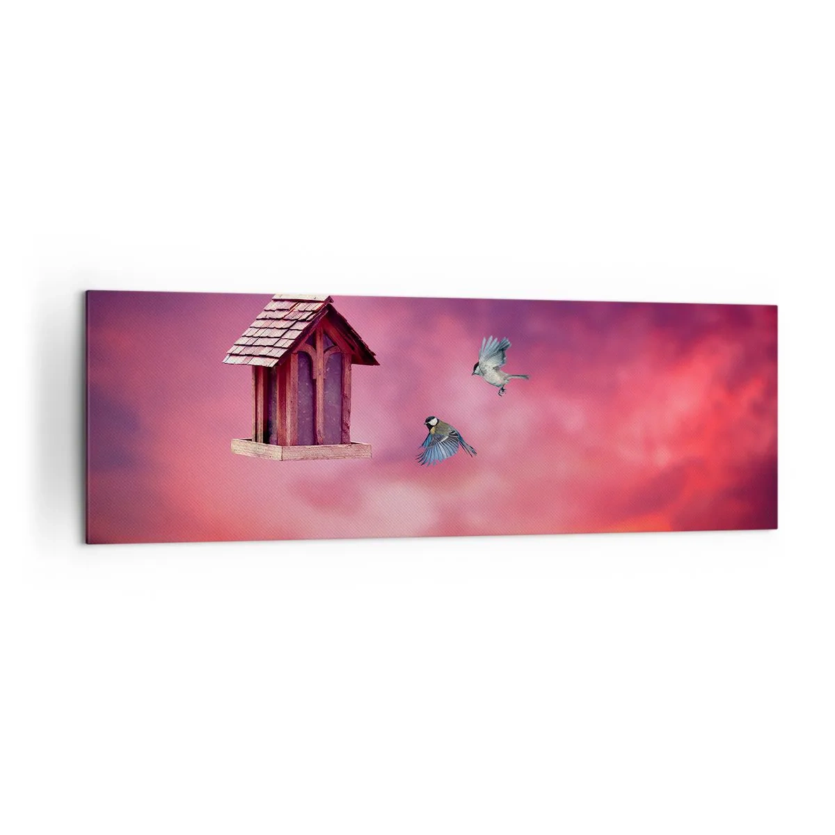 Lærredstryk - Billede på lærred - Invitation til middag - 160x50 cm