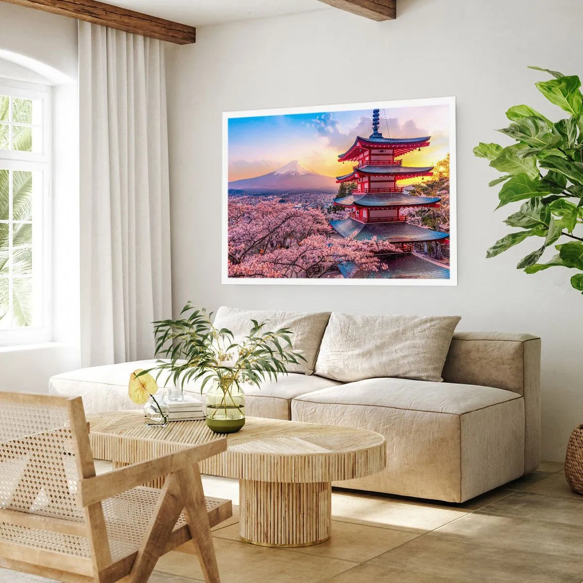 Plakat - Essensen af den japanske ånd - 100x70 cm