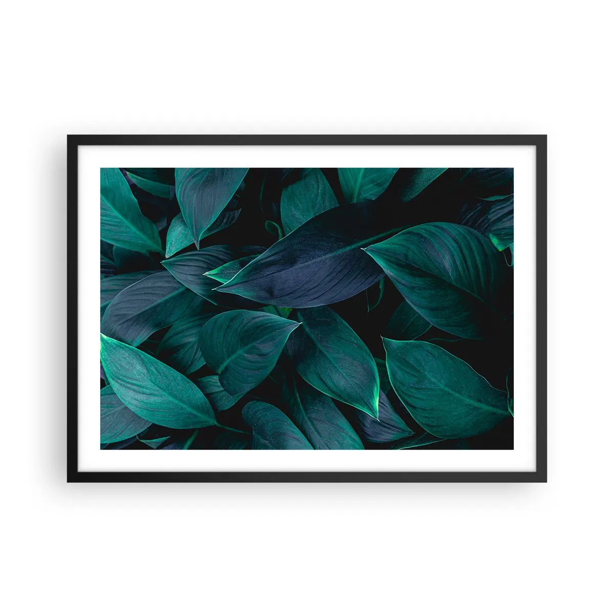 Plakat i sort ramme - Grønt i sig selv - 70x50 cm