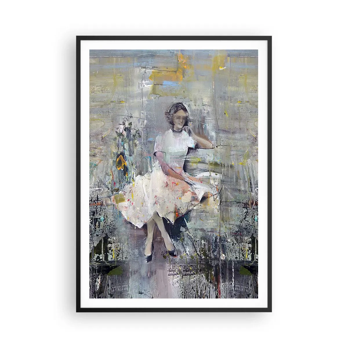 Plakat i sort ramme - Klassisk og moderne - 70x100 cm