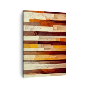 Lærredstryk - Billede på lærred - Hymne af skovens træer - 50x70 cm