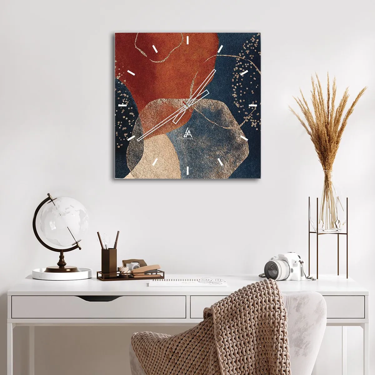 Vægur, Uret - Lethed i tilværelsen - 30x30 cm