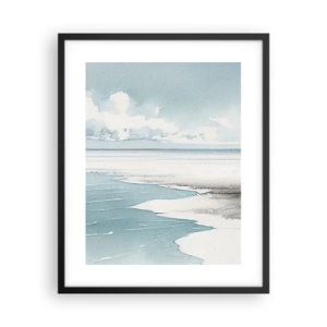 Plakat i sort ramme - Blidt tidevand - 40x50 cm