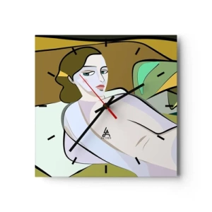 Vægur, Uret - Intimt portræt - 30x30 cm