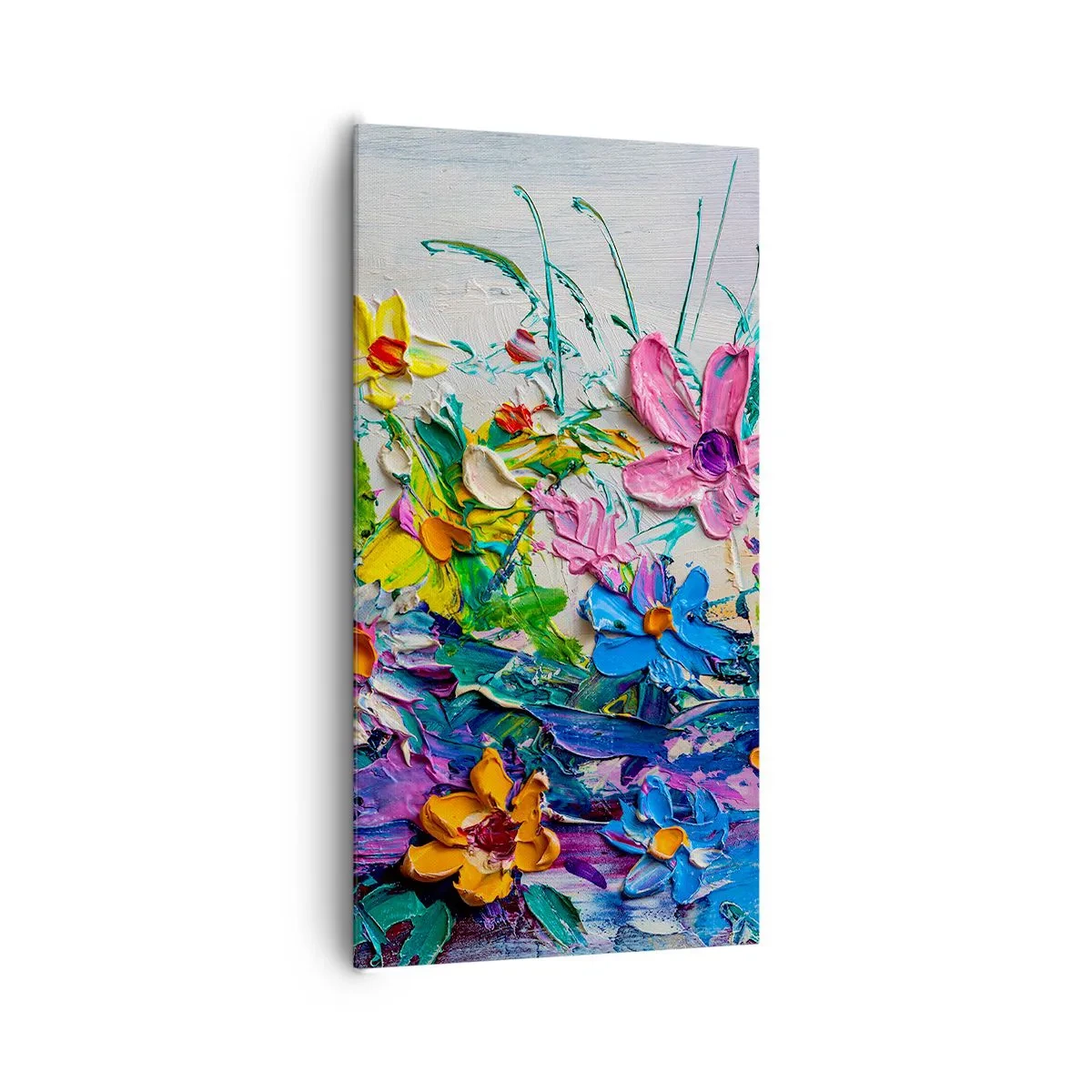 Lærredstryk - Billede på lærred - Overhovedet ikke et stilleben - 65x120 cm