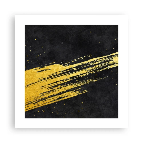 Plakat - Hop ind i hyperrummet - 40x40 cm