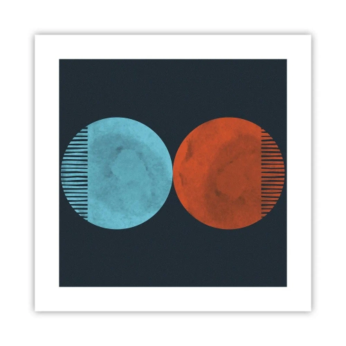 Plakat - Kun geometri? - 40x40 cm