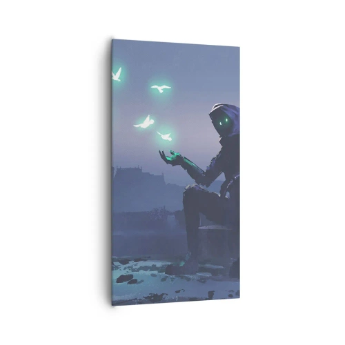 Lærredstryk - Billede på lærred - Livet vil vende tilbage - 65x120 cm