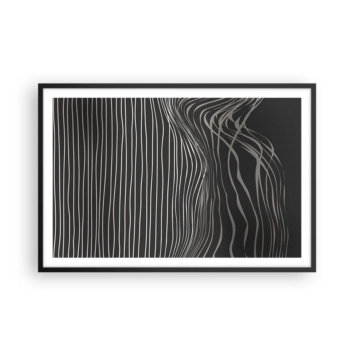 Plakat i sort ramme - Rytme og accent - 91x61 cm