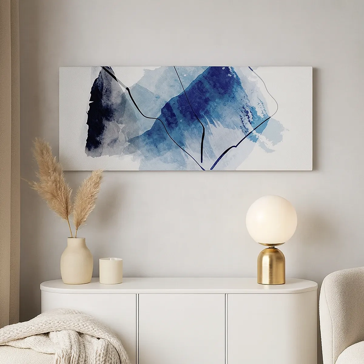 Lærredstryk - Billede på lærred - Isbjerg - 30x30 cm