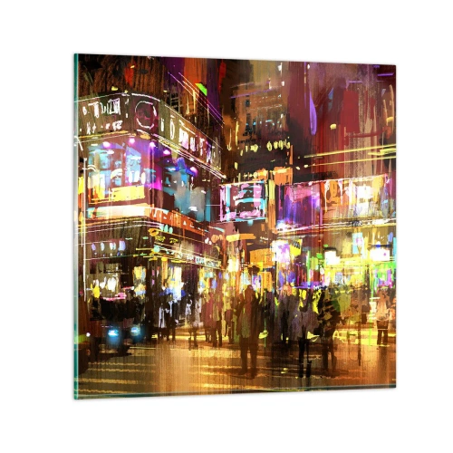 Billede på glas - I et hav af lys - 50x50 cm