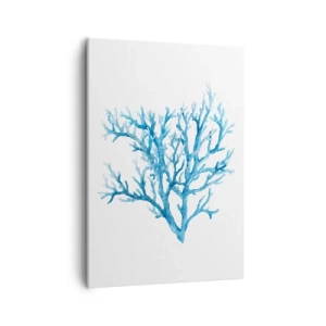 Lærredstryk - Billede på lærred - Marint filigran - 50x70 cm