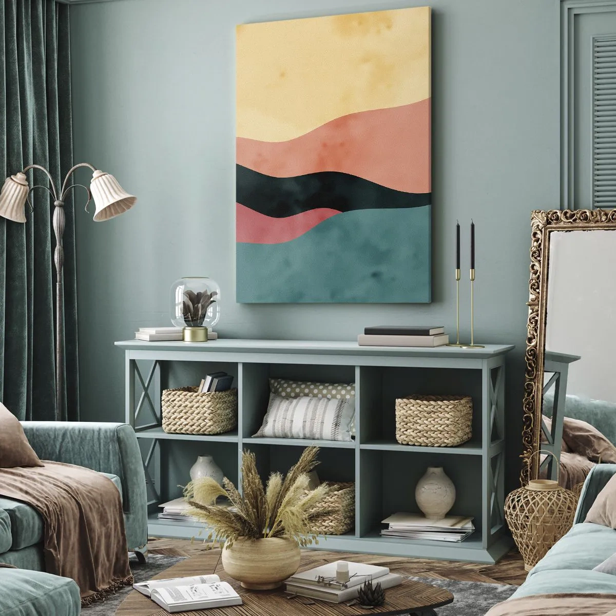 Lærredstryk - Billede på lærred - Kompatibel manglende overholdelse - 65x120 cm