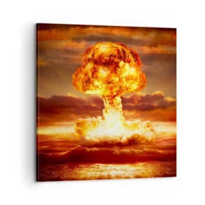 Lærredstryk - Billede på lærred - Og enden vil komme - 60x60 cm