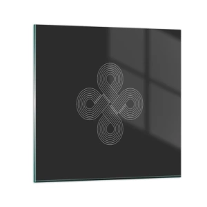 Billede på glas - I den keltiske ånd - 40x40 cm