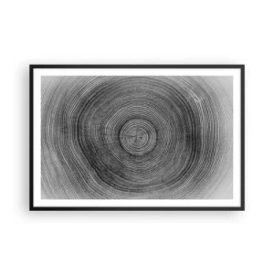 Plakat i sort ramme - Et tegn på tiden - 91x61 cm