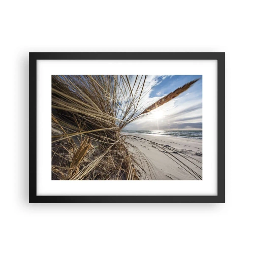 Plakat i sort ramme - Et møde mellem elementerne - 40x30 cm