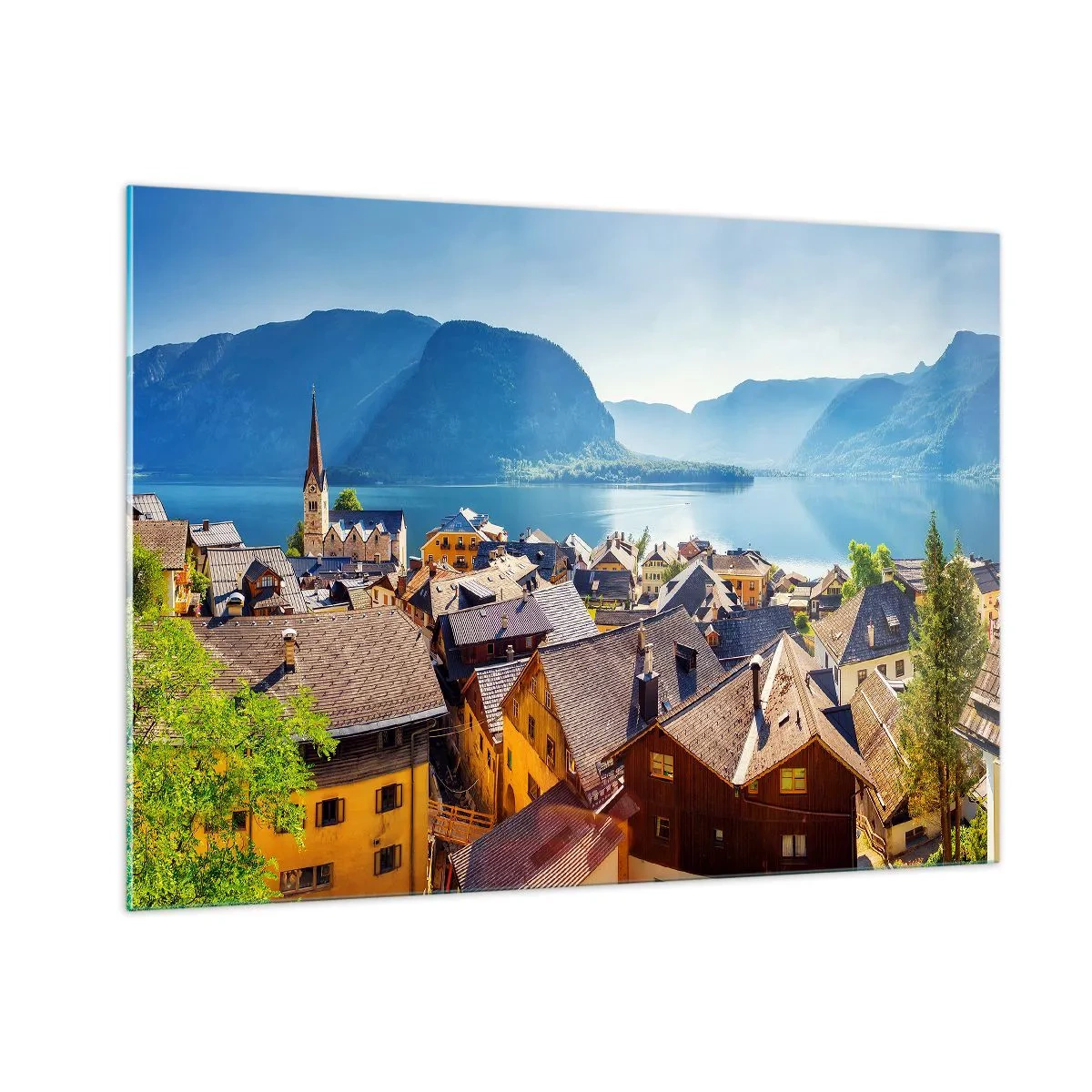 Billede på glas - Det kunne ikke være mere malerisk - 100x70 cm