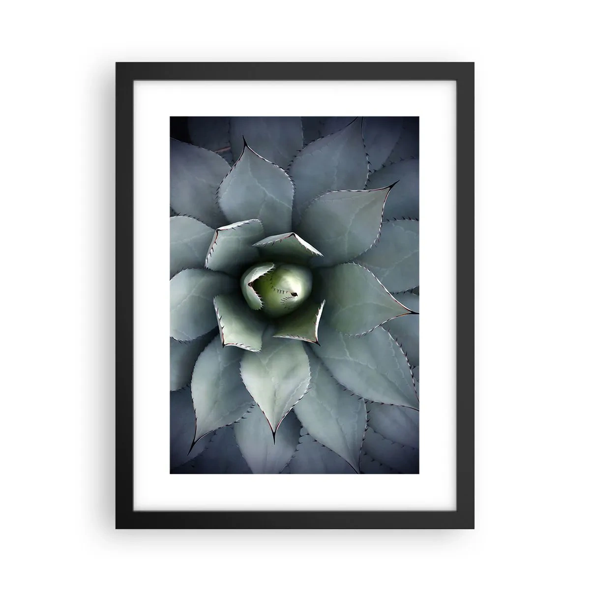 Plakat i sort ramme - Lokkemad og advarsler - 30x40 cm