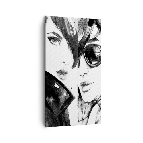 Lærredstryk - Billede på lærred - Skønhed mangedoblet - 45x80 cm