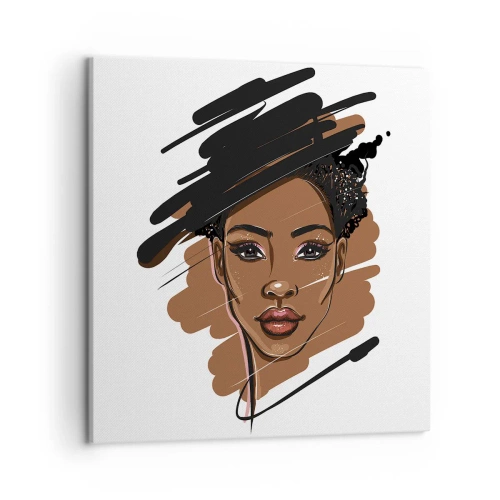 Lærredstryk - Billede på lærred - Sød som chokolade - 50x50 cm