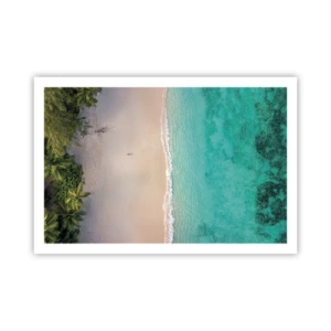 Plakat - Paradis strand - 91x61 cm