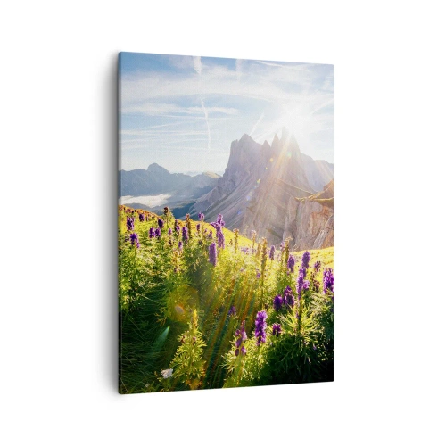 Lærredstryk - Billede på lærred - Urternes hemmelige liv - 50x70 cm