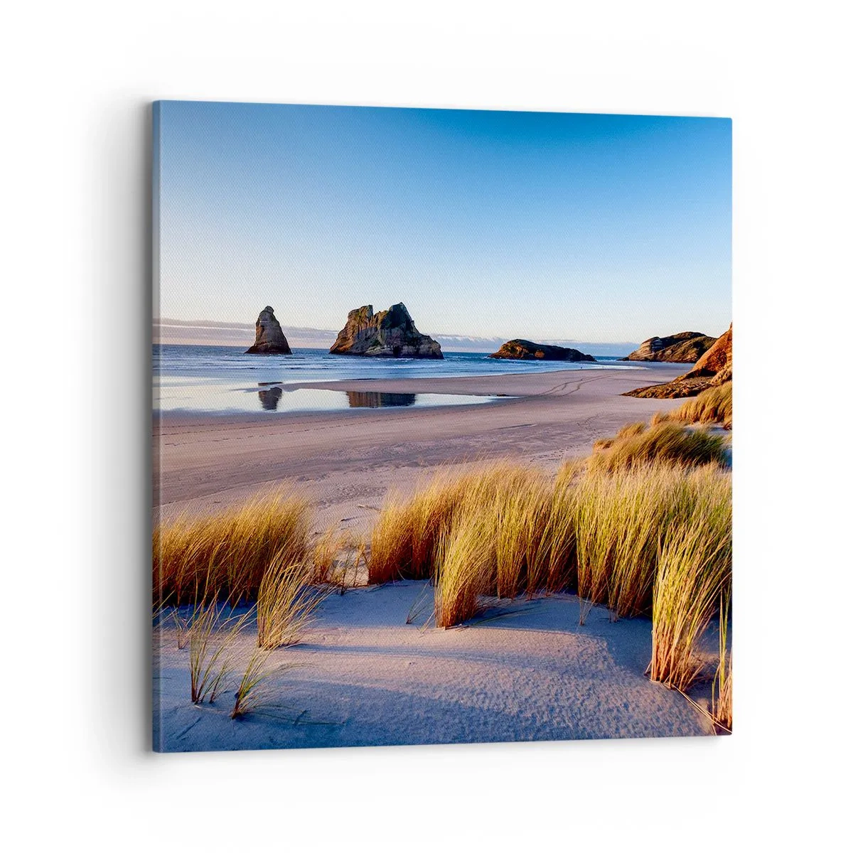 Lærredstryk - Billede på lærred - For dem, der søger ro - 70x70 cm