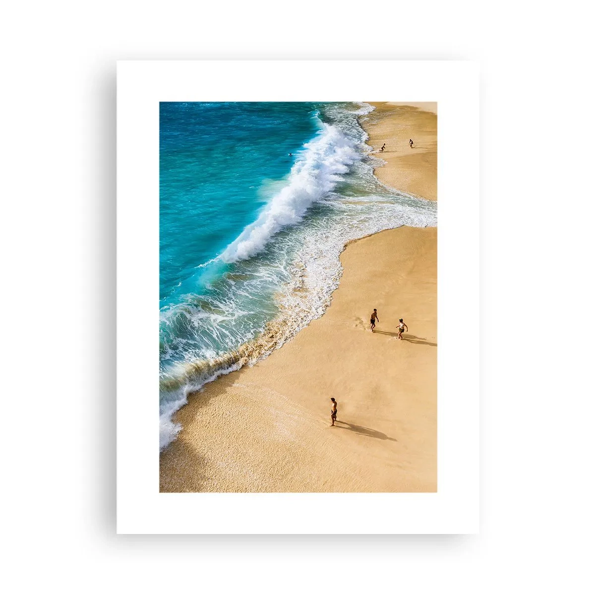 Plakat - Og så solen, stranden... - 30x40 cm