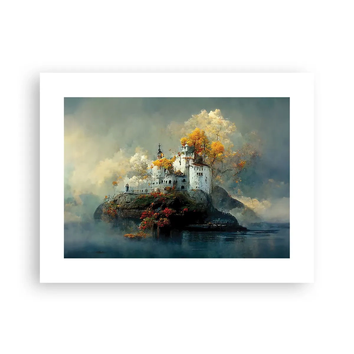 Plakat - Begyndelsen på en romantisk historie - 40x30 cm