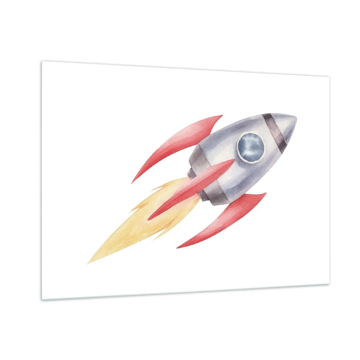 Billede på glas - Højere, hurtigere, længere - 100x70 cm