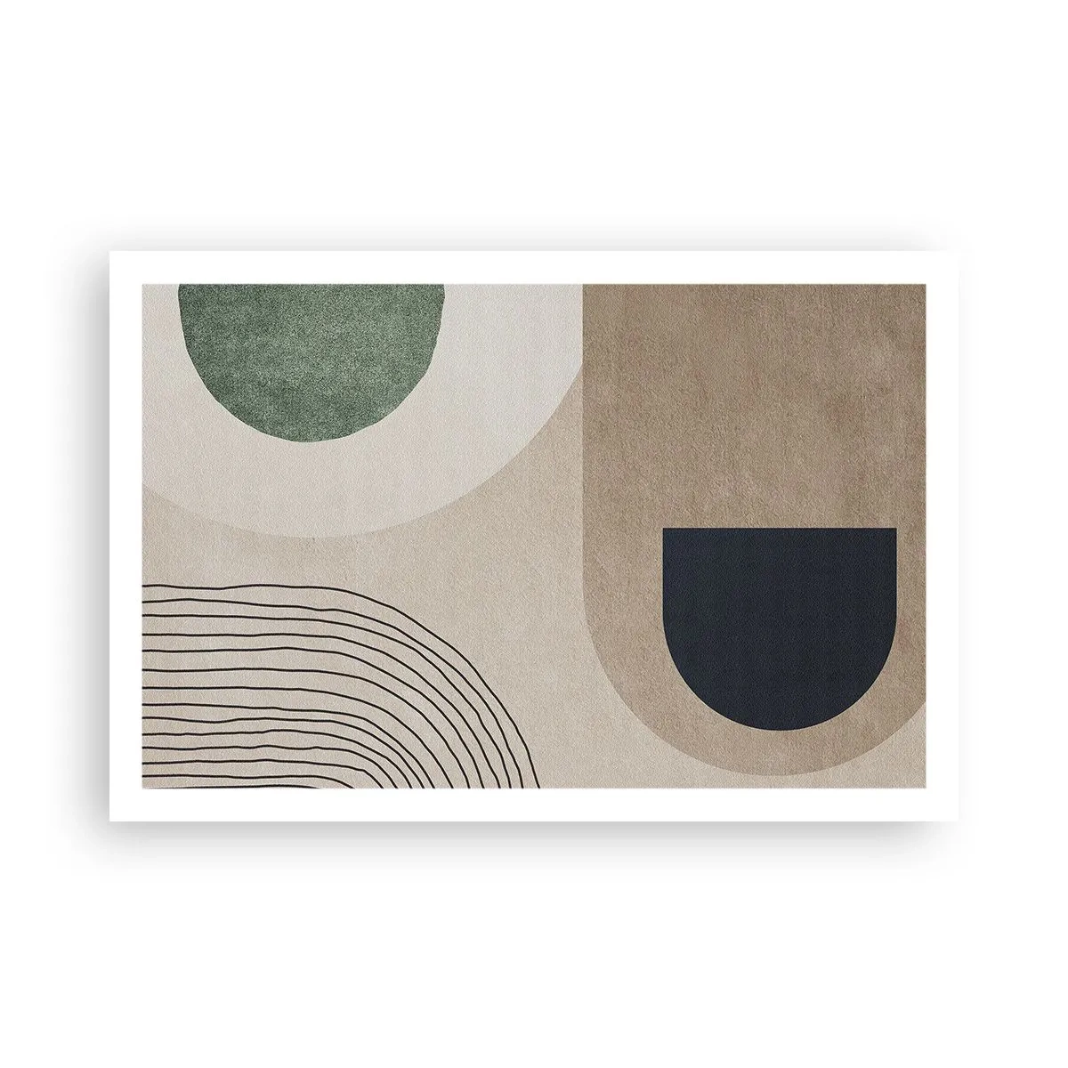 Plakat - Blidheden i en oval - 91x61 cm