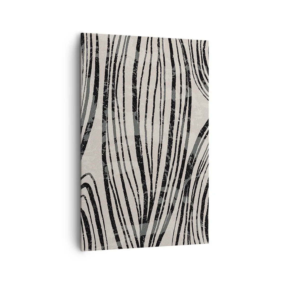 Lærredstryk - Billede på lærred - Et spild af linjer - 80x120 cm