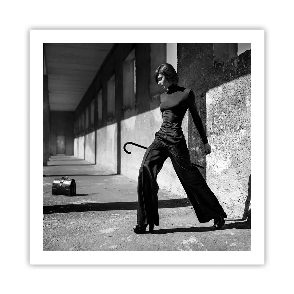 Plakat -  Byens elegance - 60x60 cm