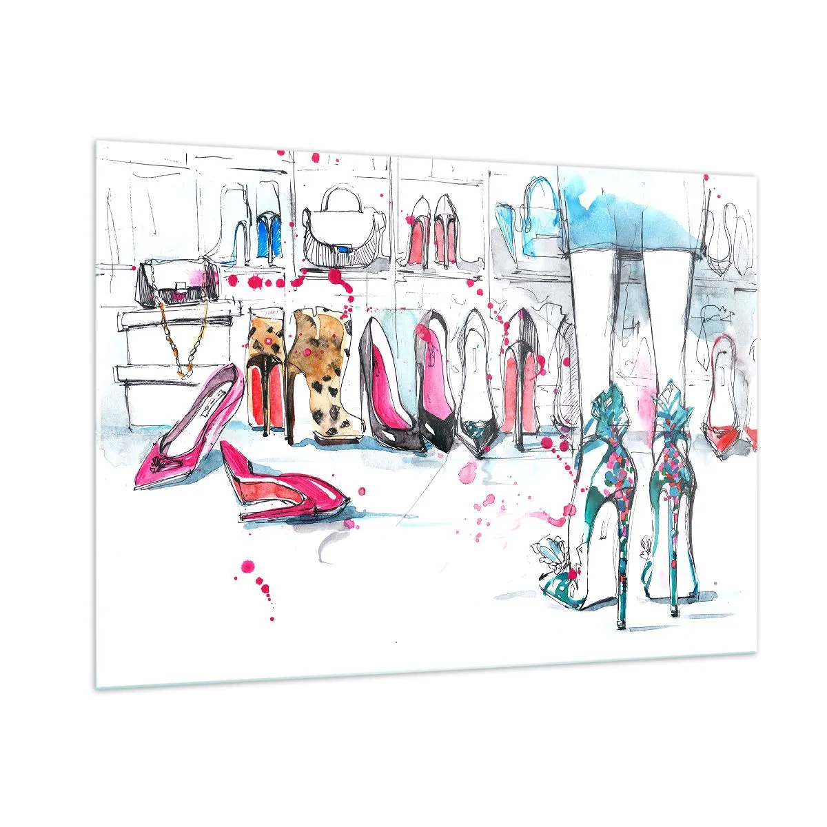 Billede på glas - Sesam, åbn dig - 100x70 cm