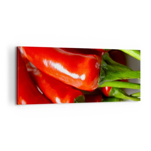 Lærredstryk - Billede på lærred - Saftig, skinnende, glat - 100x40 cm