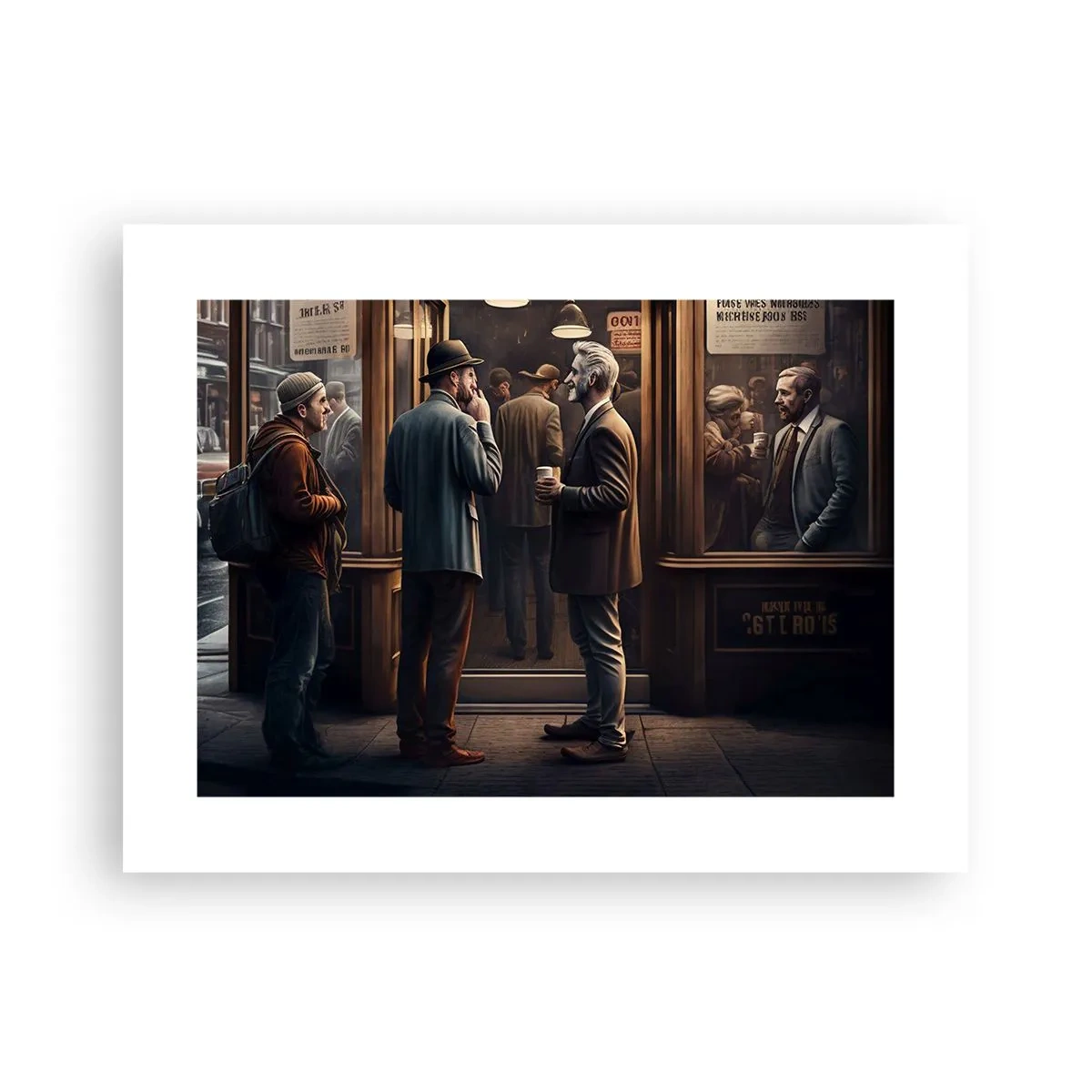 Plakat - Et godt øjeblik på dagen - 40x30 cm