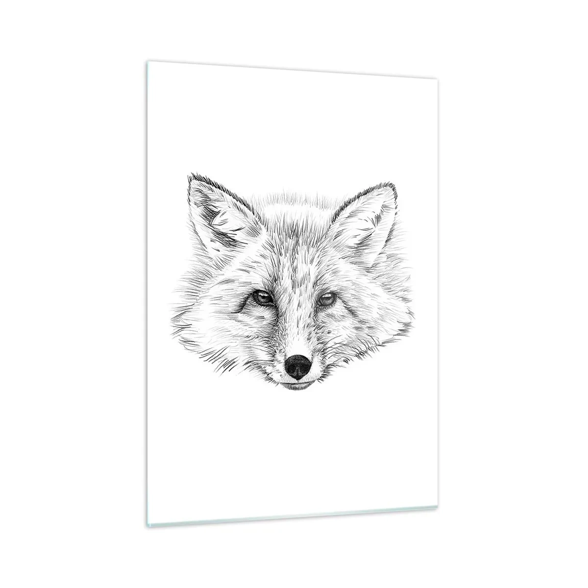 Billede på glas - Kan disse øjne lyve? - 50x70 cm